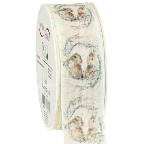 Cinta de regalo Cinta de Pascua Conejos 40mm 18m