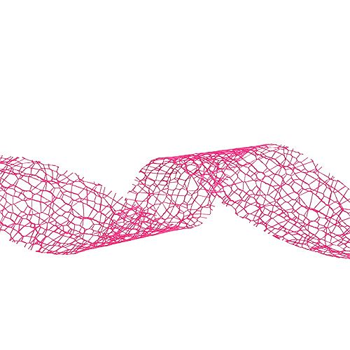 Floristik24 Cinta de regalo en rosa 3cm, 10m