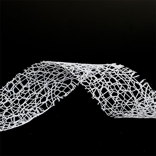 Floristik24 Cinta de regalo en blanco 3cm 10m