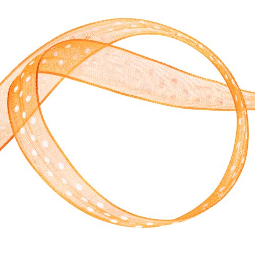 Artículo Cinta de regalo con lunares para envolver regalos con elegancia, 1,5 cm de ancho, 20 m de largo.