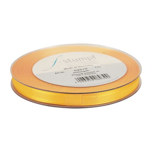Artículo Cinta decorativa regalo cinta naranja orillo 8mm 50m
