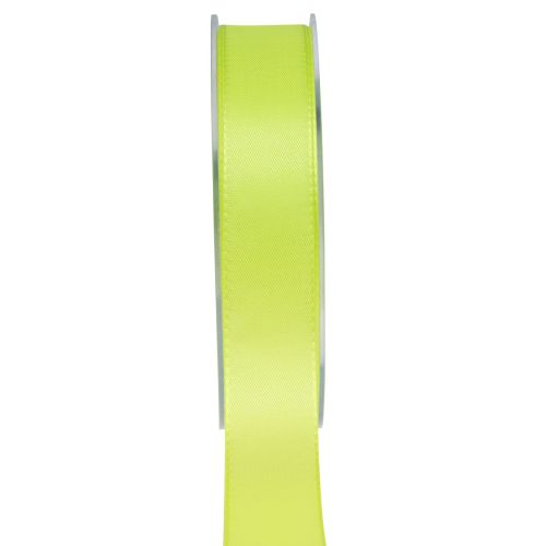 Floristik24 Cinta de regalo cinta verde verde claro 25mm 50m