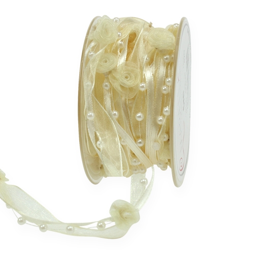 Cinta Valentino Crema 15mm 5m