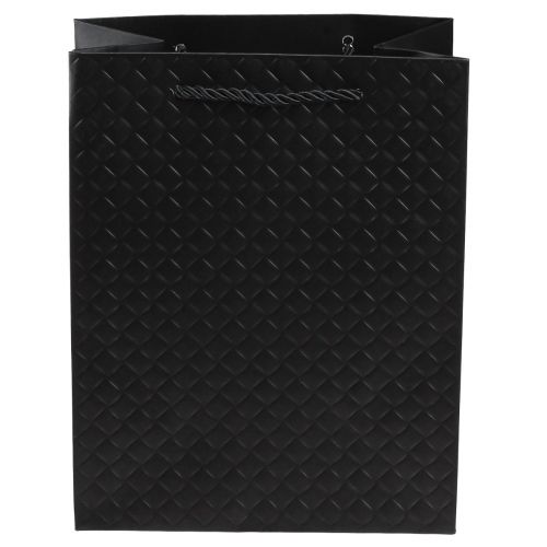 Artículo Bolsa de regalo bolsa de regalo negra 18×10×23cm 1 pieza