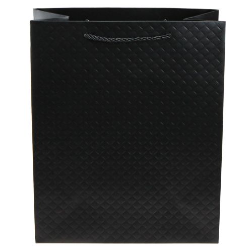 Artículo Bolsa de regalo bolsa de regalo negra 26×12×32cm 1ud