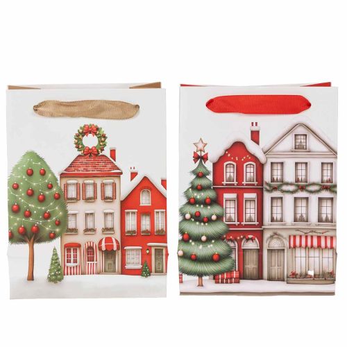 Bolsa de regalo navideña con