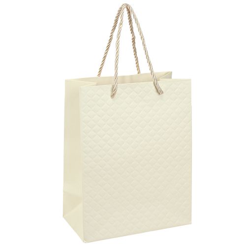Artículo Bolsa regalo bolsa regalo papel crema 18×10×23cm 1ud