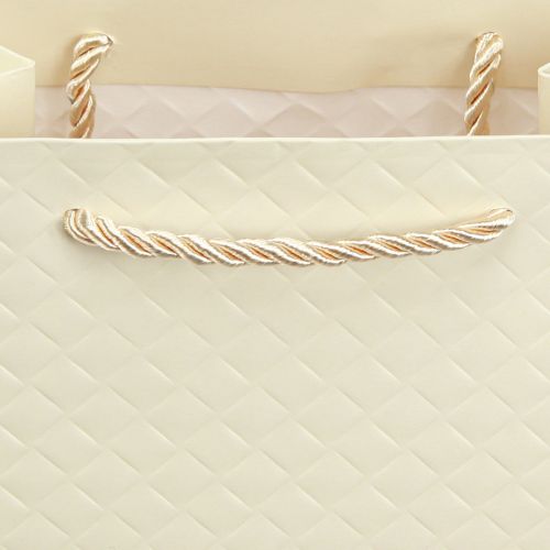 Artículo Bolsa regalo bolsa regalo papel crema 18×10×23cm 1ud