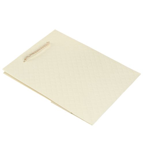 Artículo Bolsa regalo bolsa regalo papel crema 18×10×23cm 1ud