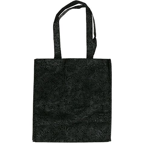 Floristik24 Bolsa de regalo negra 30cm x 33cm 1pc