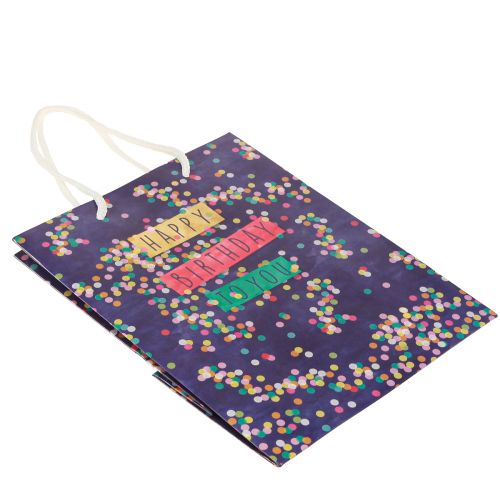 Artículo Bolsa de regalo de cumpleaños “Feliz Cumpleaños” papel 18×10×23cm 2uds