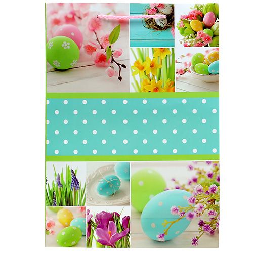 Floristik24 Bolsa de regalo Motivo de Pascua 18cm x 23cm 1pc