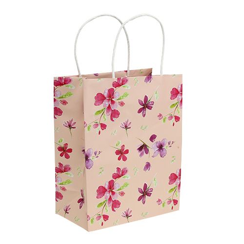 Bolsas de regalo con flores 20cm x 11cm x 25cm 6pcs