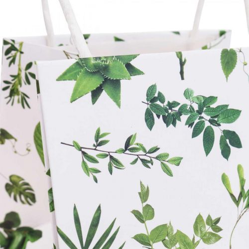Bolsas de regalo bolsas de papel hojas blancas 12×12×12cm 12uds