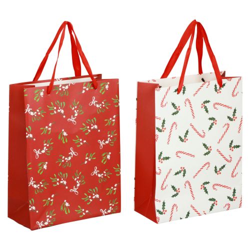 Artículo Bolsas de regalo Bolsa de regalo de Navidad bolsa de regalo 18×24×8cm 2uds