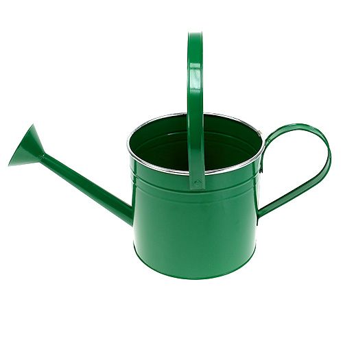Floristik24 Regadera decorativa verde oscuro Ø20cm H18cm