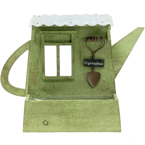 Floristik24 Jardinera Cobertizo Jardinera Verde Alt. 40 cm
