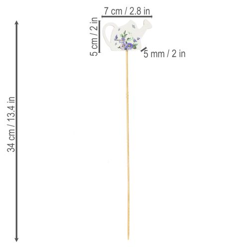 Artículo Estacas decorativas para regaderas, para ramos y decoración de flores en balcones, 34 cm, 8 piezas