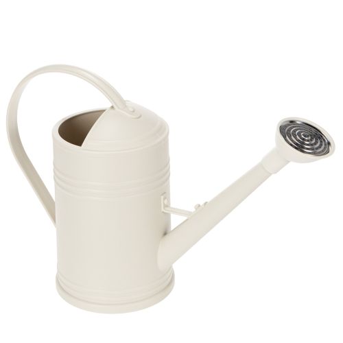 Regadera con cabezal de rosa extraíble. Ideal para plantas de interior y balcones. Blanca. 32 cm.