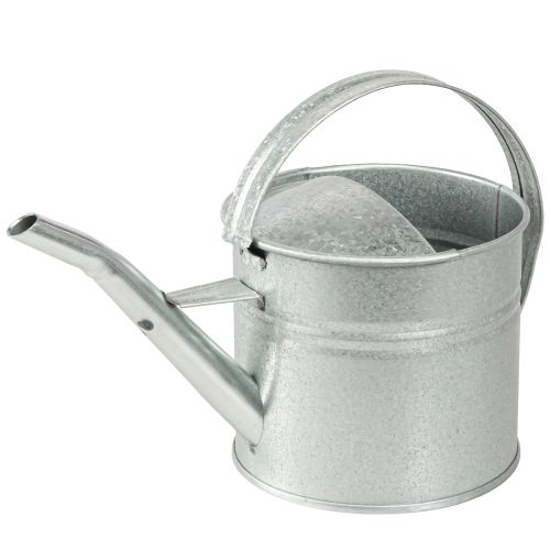 Floristik24 Regadera metal decoración vintage plata 30×13×14cm 1.25l