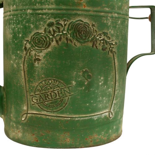 Floristik24 Regadera Zinc Green L55cm B21,5cm H49cm