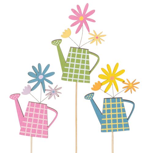 Adornos de regadera para la decoración primaveral en el jardín o macetas (12 piezas)