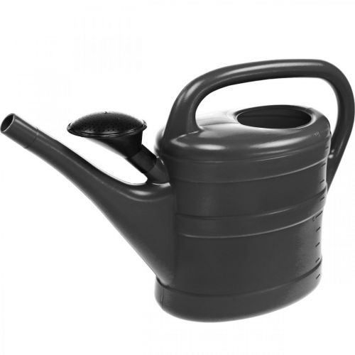 Regadera antracita de 10 litros de alta calidad: robusta, fiable y elegante
