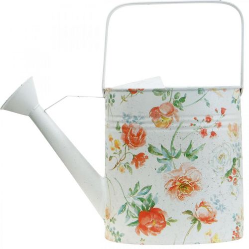 Artículo Regadera decorativa metal vintage rosas decoración de verano jardín H31.5cm