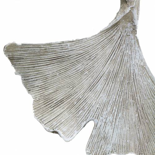 Artículo Decoración tumba hoja de ginkgo para colgar 10cm 3 piezas
