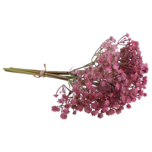 Floristik24 Gypsophila Gypsophila Gypsophila artificial rosa 35cm 5uds