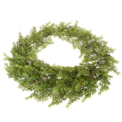 Guirnalda artificial de ciprés con piñas, 180 cm, para mesa y puerta. | Floristik24.es