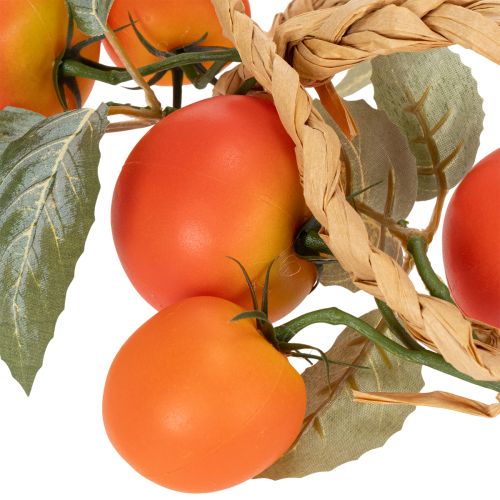 Artículo Guirnalda de tomates artificiales, enredadera decorativa, decoración realista para sala de estar, 135 cm