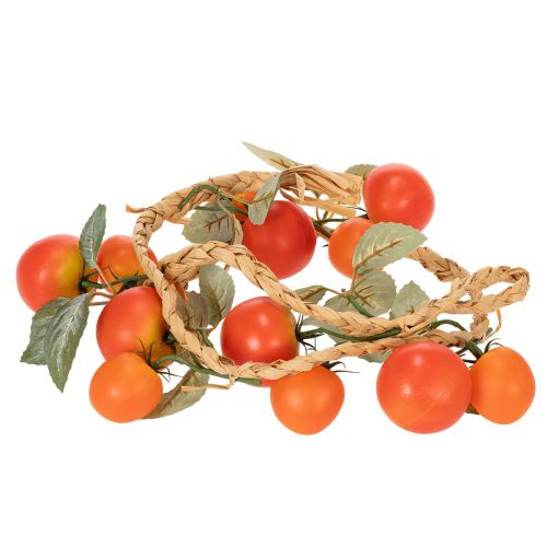 Artículo Guirnalda de tomates artificiales, enredadera decorativa, decoración realista para sala de estar, 135 cm