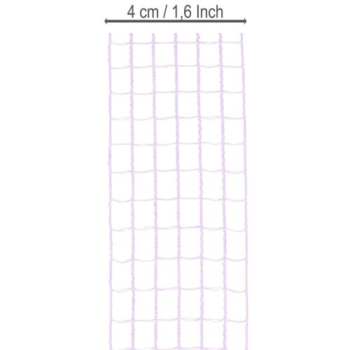Cinta de malla morada, 4,5 cm de ancho, rollo de cinta decorativa para manualidades creativas, 10 m | Floristik24.es