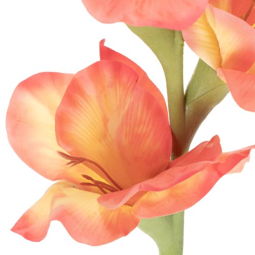 Gladiolo artificial con muchas flores para un ramo, 88 cm | Floristik24.es