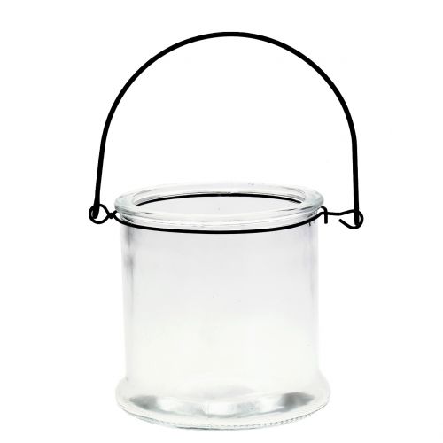 Farol de cristal para colgar Ø12cm H12,5cm