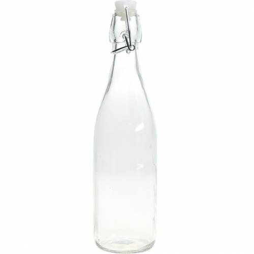 Artículo Botella decorativa jarrón botella portavelas de vidrio H27cm 2 piezas