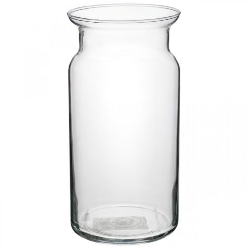 Floristik24 Jarrón de cristal Bose florero linterna tarro de cristal transparente H20cm