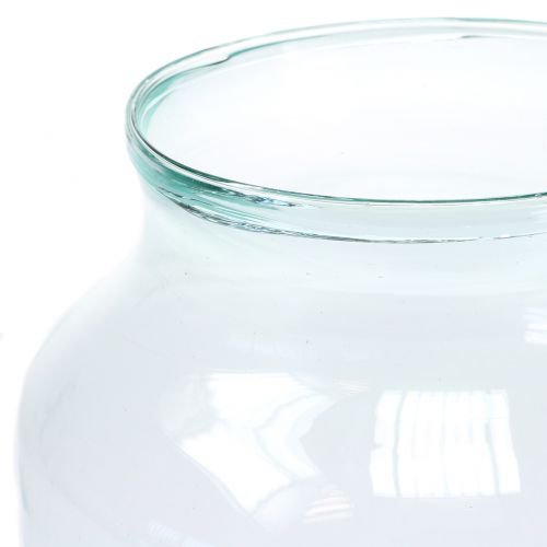 Artículo Jarrón de suelo de vidrio deco Ø21cm H30cm