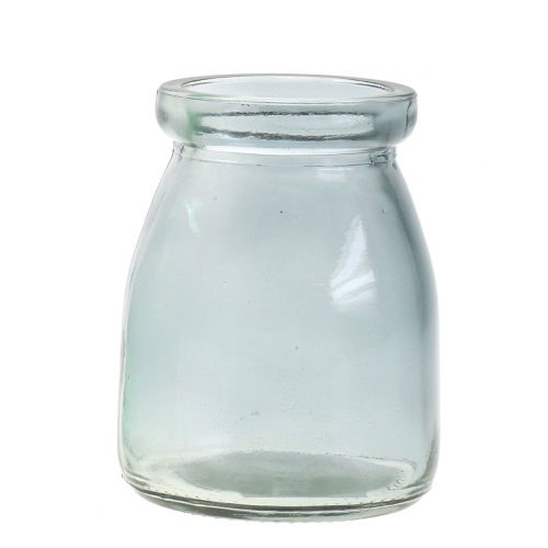 Floristik24 Vaso decorativo Ø6cm H8cm verde/gris 6pcs