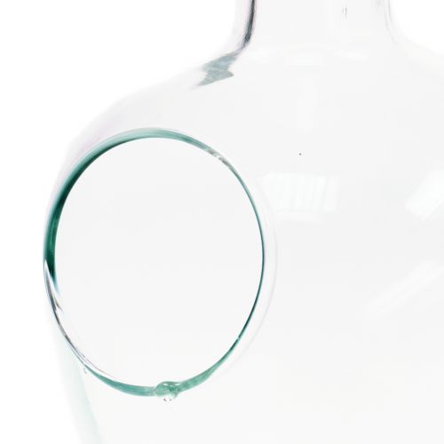 Floristik24 Vaso decorativo botella de vidrio con corcho Ø19cm H30cm