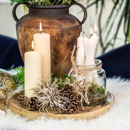 Floristik24 Recipiente de vidrio para relleno, florero, decoración de mesa, linterna de vidrio 2 piezas