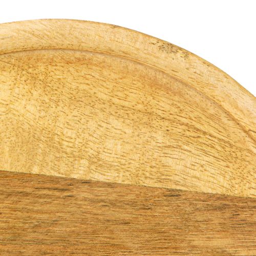 Artículo Cúpula de cristal con placa de madera decorativa cúpula de queso Ø22cm H16.5cm