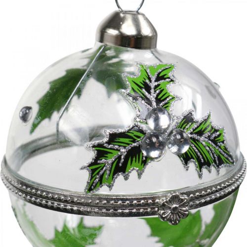 Artículo Árbol de navidad bolas vaso para rellenar acebo Ø6cm 2uds