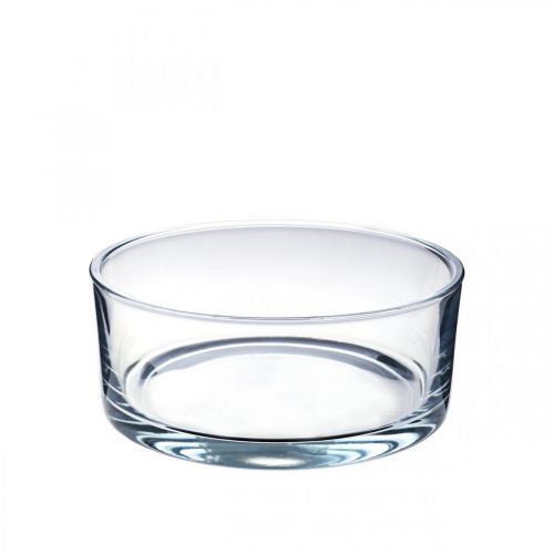 Floristik24 Tazón de vidrio Ø19cm H8cm