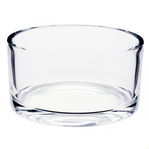 Artículo Cuenco de vidrio cuenco vidrio transparente Ø15cm H8cm