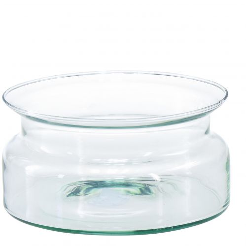 Artículo Cuenco de cristal cuenco decorativo cuenco flotante de cristal Ø16cm H8cm