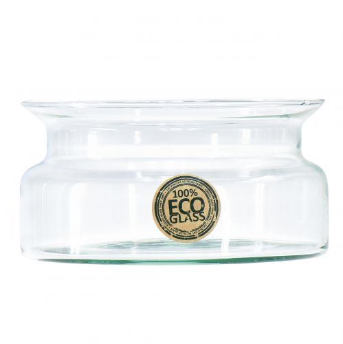 Artículo Cuenco de cristal cuenco decorativo cuenco flotante de cristal Ø16cm H8cm
