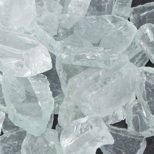 Floristik24 Piedras de vidrio 25mm - 35mm colores naturales 2kg