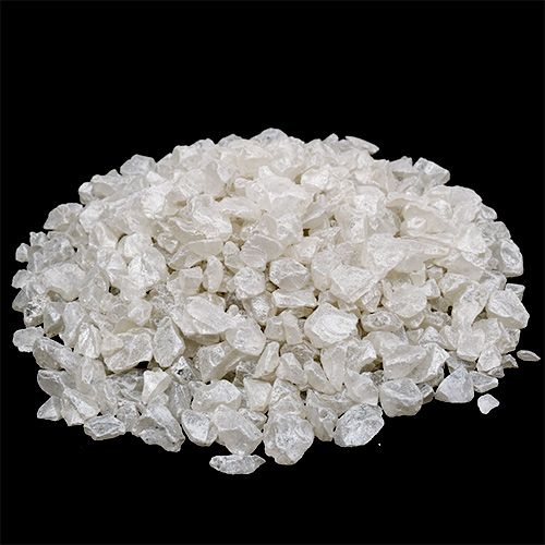Floristik24 Piedras de vidrio 4mm - 10mm nácar 2kg